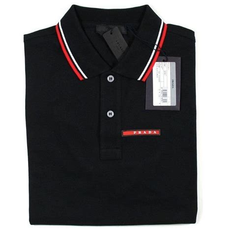 mens prada polo uk|Prada men's polo t shirt.